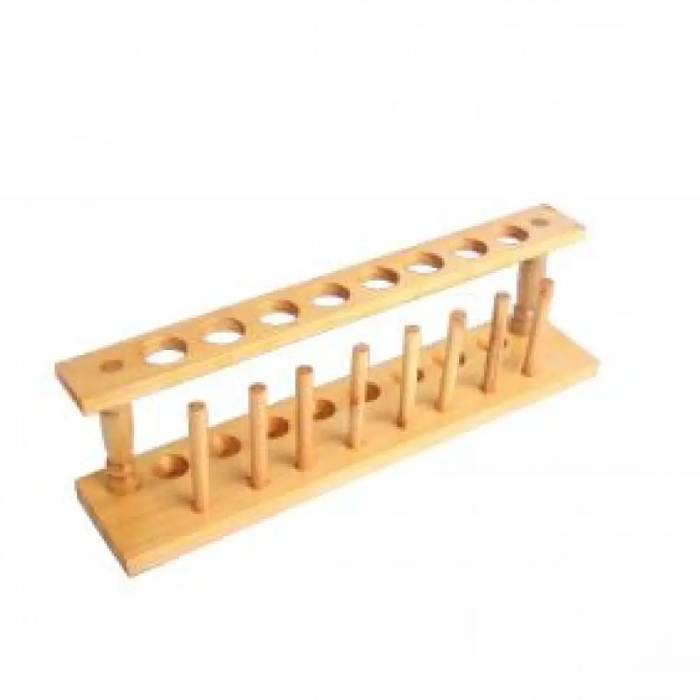 Test Tube Stand Wooden 6/8/10/12 Holes Laboratory Instrument Test Tube Support Rack Stand Shelf