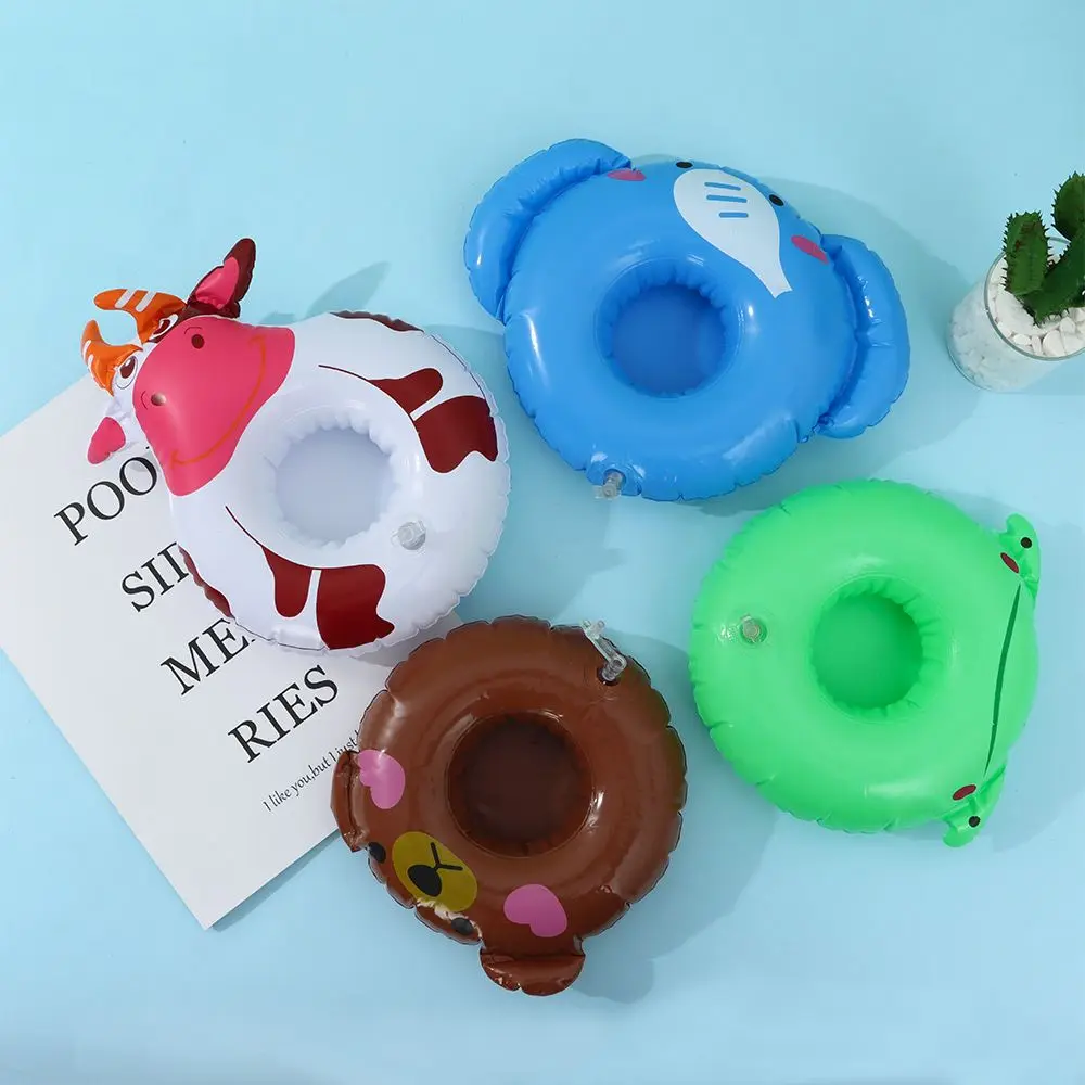 Posavasos inflables para fiesta en la piscina, decoración de fiesta, soportes para bebidas, flotadores para piscina, posavasos inflables para tazas, 1 Uds.