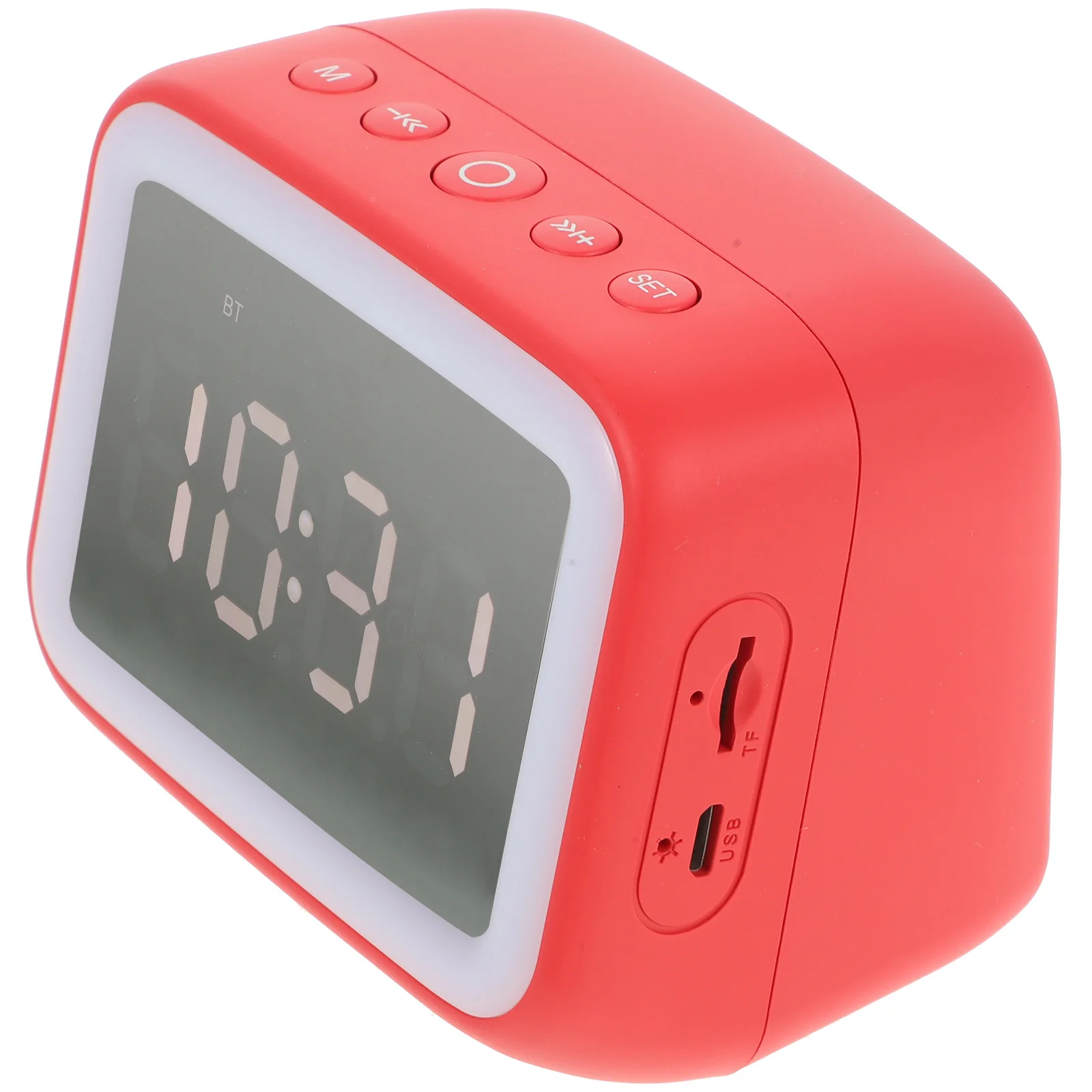 

Wireless Speaker Alarm Clock Digital Desk Clock Compact Design Bedroom Home Use Multifunctional Night Light