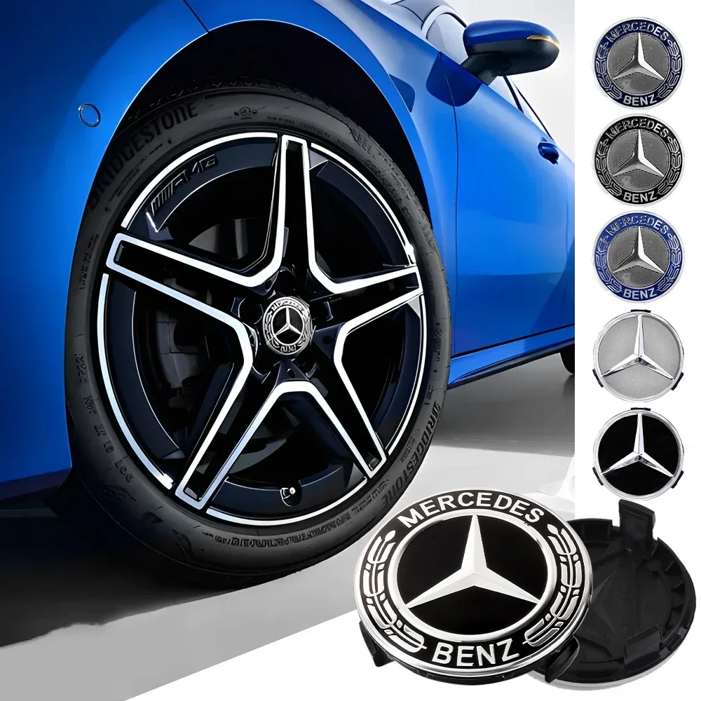 75mm Car Wheel Center Hub Caps Emblem car Accessories For Mercedes Benz Maybach AMG W212 W213 CLE CL GLA GLK C180 E300 S200