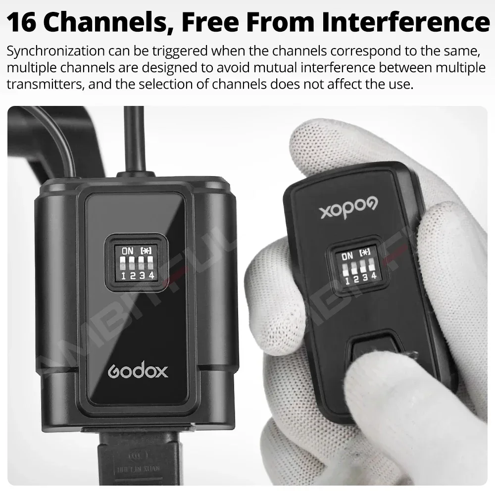 Godox DM-16 Channel Wireless Radio Remote Studio Flash Trigger For Canon Nikon Olympus Pentax Cameras