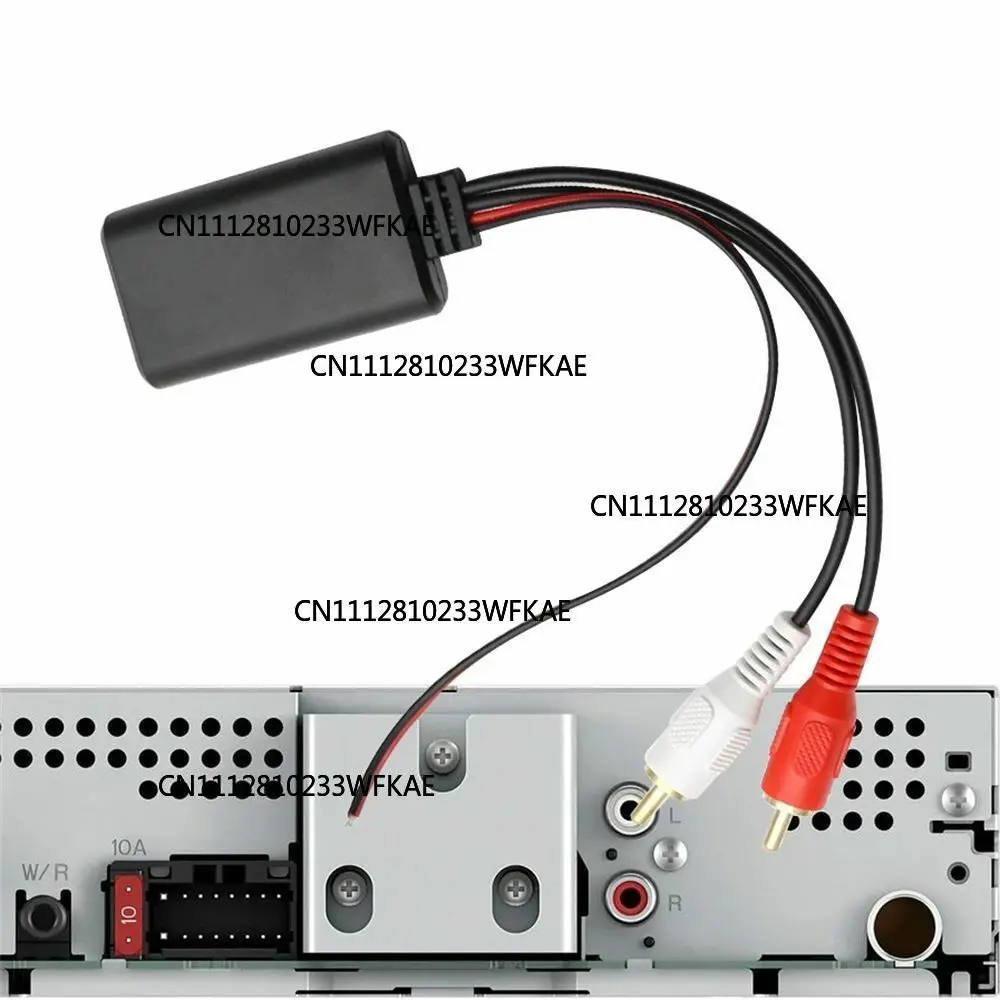 Car Universal Wireless Bluetooth Module Music Adapter Rca Aux Auxiliary Cable Stereo 2 RCA Wireless Convenient Car Accessories