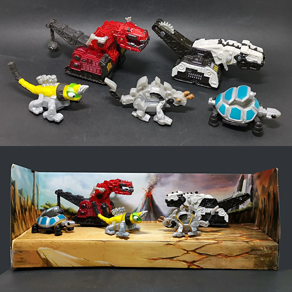 Metall-Dinosaurier-LKW, abnehmbares Dinosaurier-Spielzeugauto, neue Serie, Mini-Modelle, Kindergeschenk, Spielzeugkiste, 5er-Set, Modelle KL22 – Detail 3