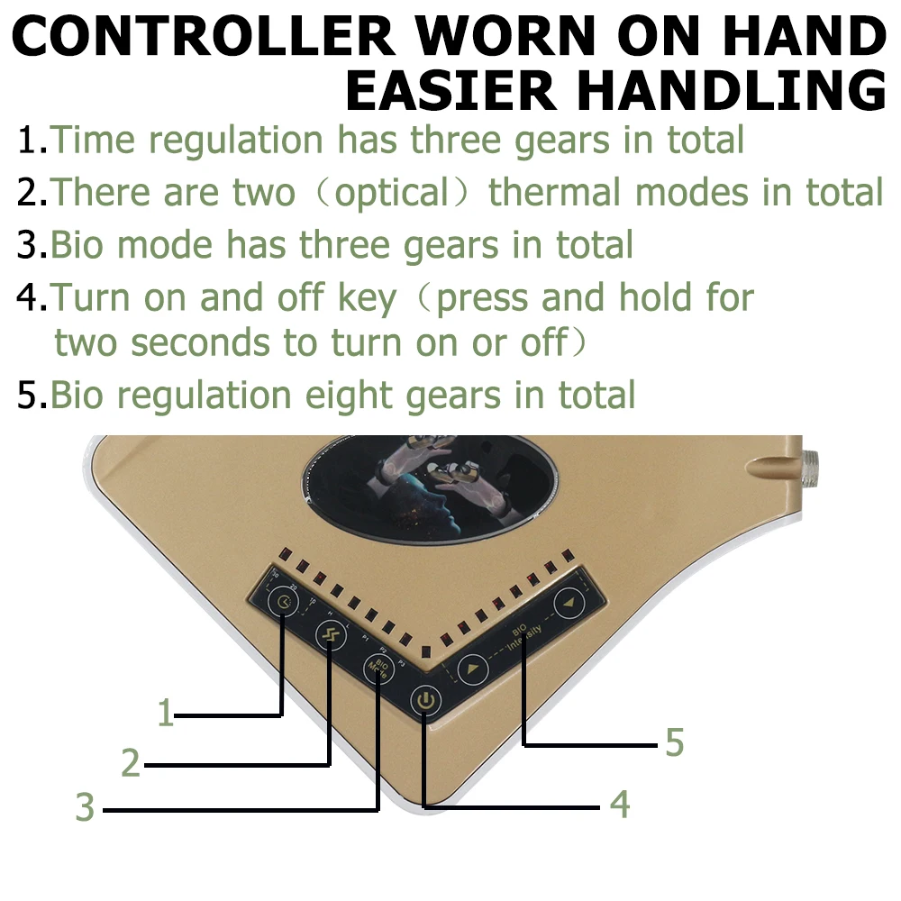 مكركرنت الذهبي إصبع EMS تدليك الاسترخاء تجميل الوجه الجاذبية إصبع الوجه رفع المضادة للتجاعيد الجسم مدلك جديد #3