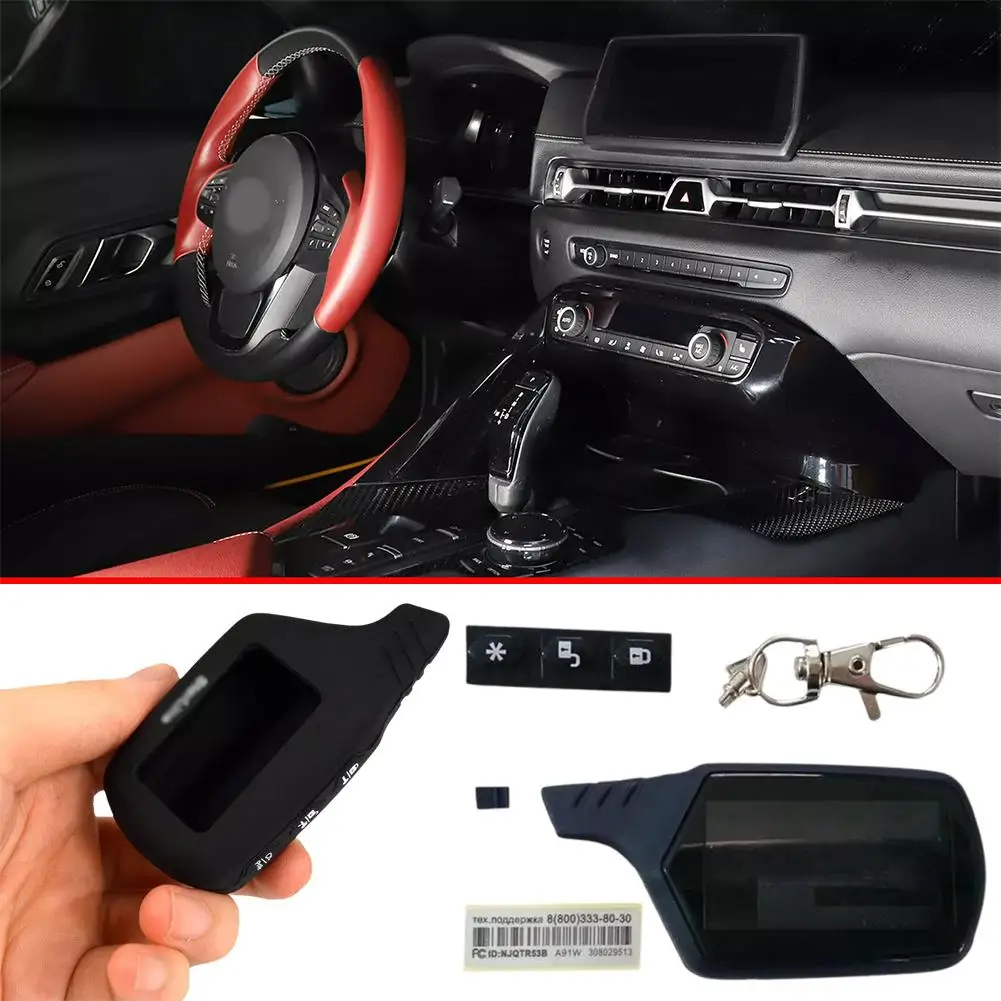 Remote Control Housing For Starline A91 A61 B9 B6 Lcd Remote Key Body Shell Anti-Theft Device Two-Way Car Alarm Case Accessories