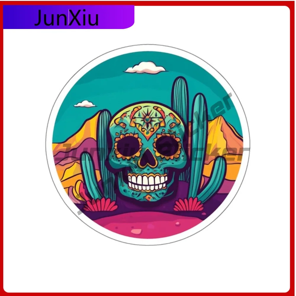

Mexico Skull Sticker Day Of The Dead Vinyl Decals Mexican Vacation Stickers Dia De Los Muertos Car Laptop Camper Windows Windshi
