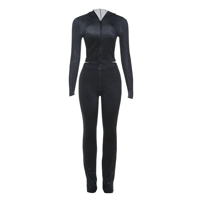 Women's Set 2026 Unique Hot Girl Sports Leopard Print Short Hooded Jacket Tight Pants for Spring Autumn Suitable for Sports Yoga