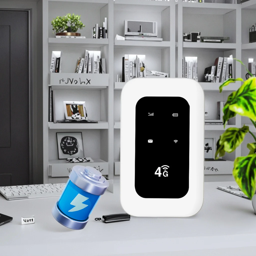 

JIMI 3000 мАч с питанием от аккумулятора, 2025 карманный Wi-Fi 4G-маршрутизатор, SIM-карта VPN-маршрутизаторы для домашнего использования, максимальные данные локальной сети 300 Мбит/с, маршрутизатор 4G LTE