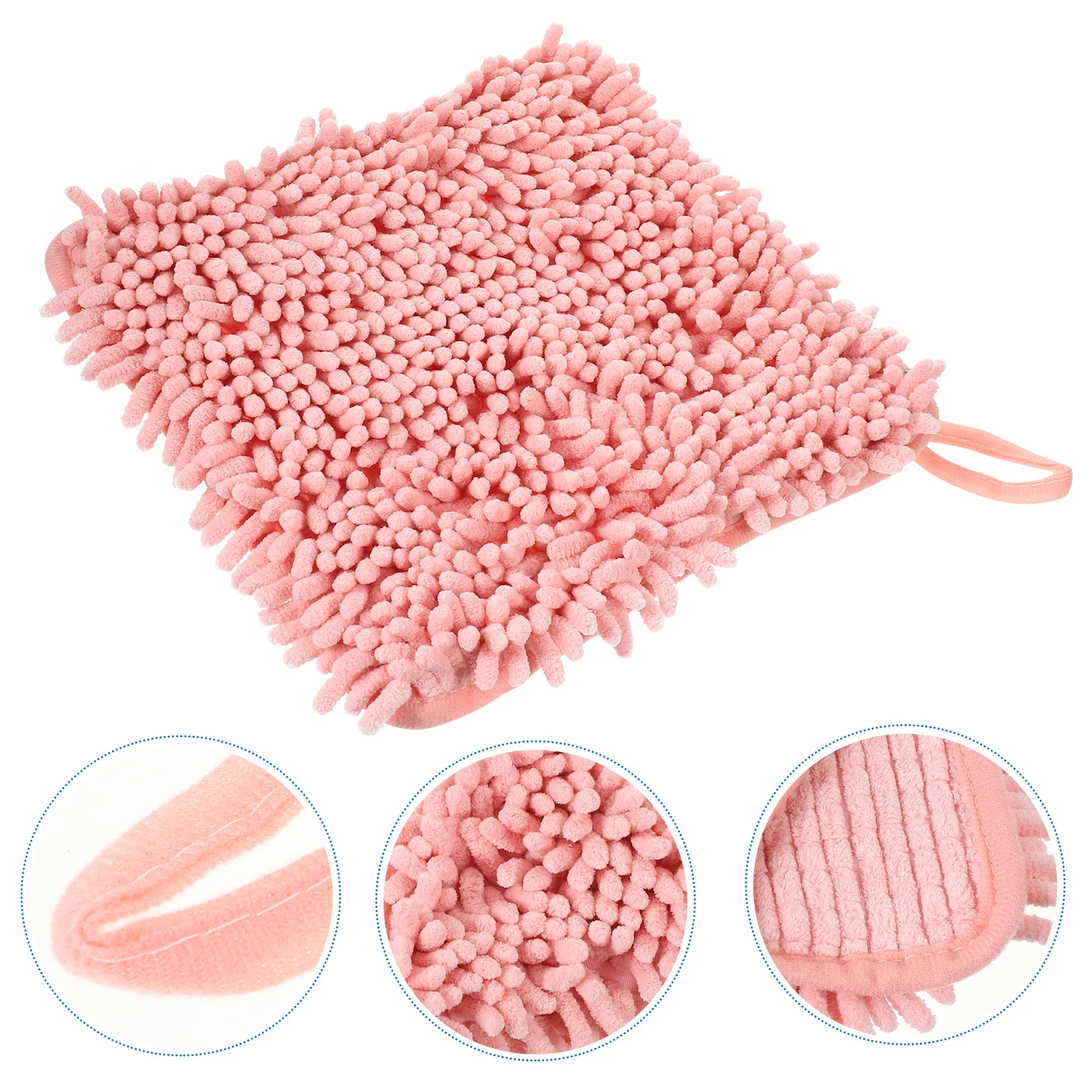 الشنيل منشفة اليد معلقة حلقة ماصة المطبخ الحمام الجدار الشنق تجفيف منشفة مناشف اليد لوازم الحمام