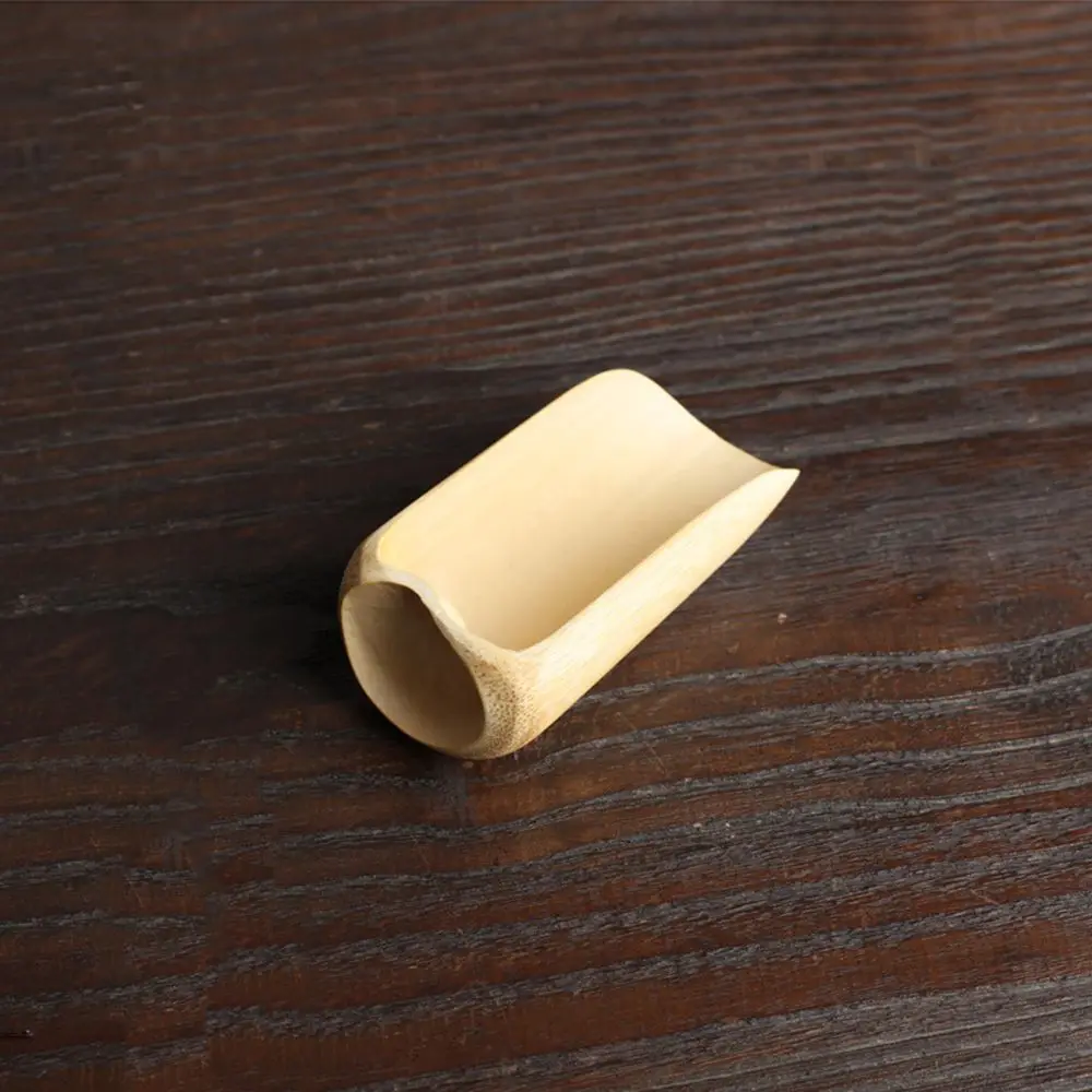 

Convenient Easy To Clean Practicality Retro High Temperature Resistance Bamboo Teaspoon Tea Spatula Tea Set Tea Shovel