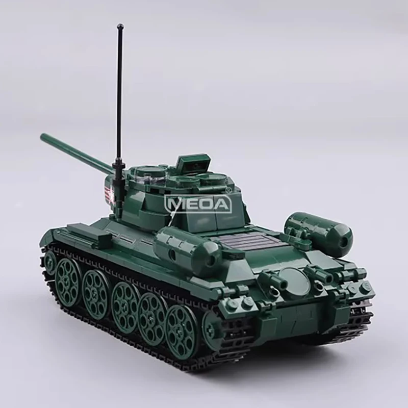 MOC WW2 ロシア軍事 T-38/45 主要戦車ビルディングブロックソビエト中戦車レンガモデル DIY 軍事趣味コレクションおもちゃ ﻿