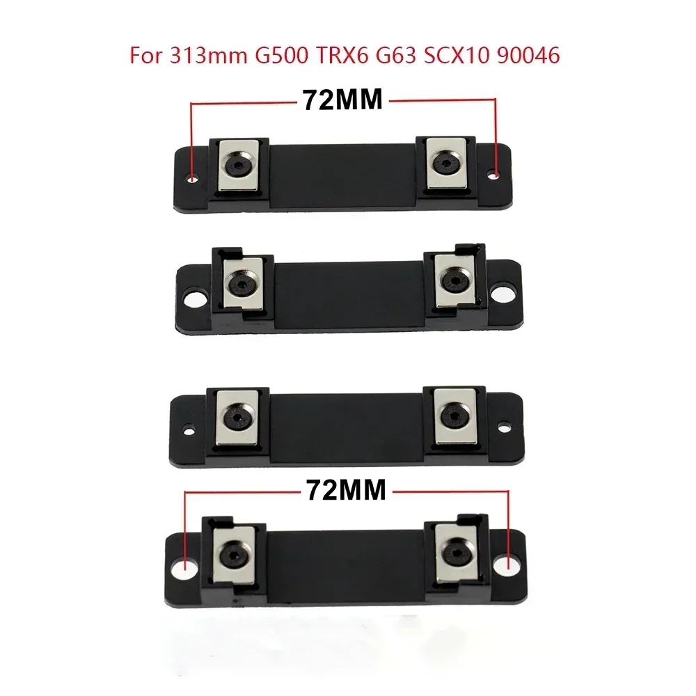 4 pezzi montanti magnetici per carrozzeria per 1/10 RC Crawler Car TRX4 TRX6 G63 G500 parti di aggiornamento