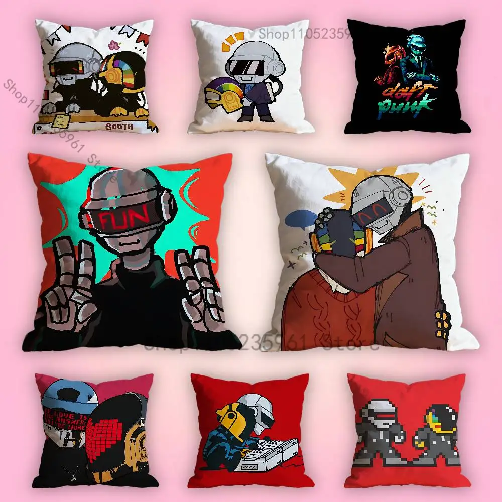 

D-Daft P-Punk Various Sizes Square Pillow Case For Car Home Bedchamber Decor Custom Valentine gift