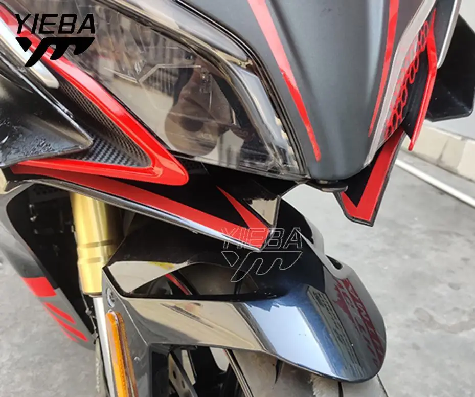 2024 NEW For CFMOTO CF MOTO 450SS 450 SS Motorcycle Front Fairing Aerodynamic Winglet ABS Lower Cover Protection Guard 2022 2023