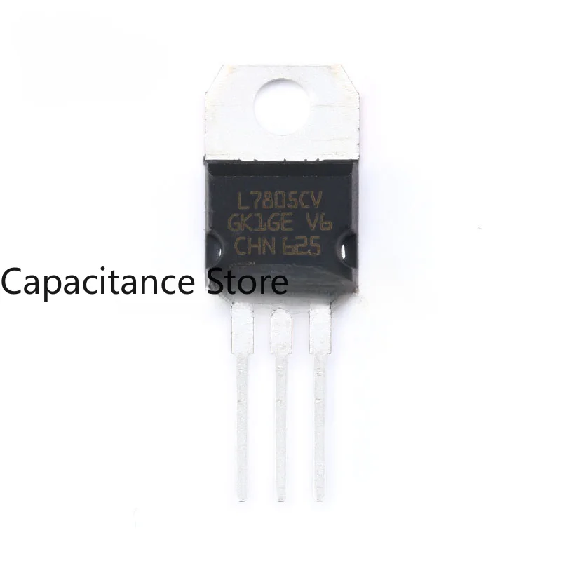 50PCS Original And Genuine L7805CV-DG TO-220 Voltage Regulator-chip+5.0v/1.5a.