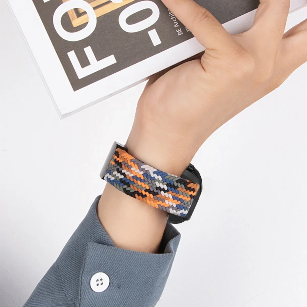 Магнитный нейлоновый ремешок для Samsung Galaxy Watch 8, 40 мм, 44 мм, плетеный браслет Solo Loop для Samsung 8, классический регулируемый ремешок 46 мм