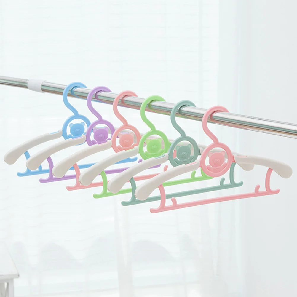 

20Pcs Toddler Hangers Adorable Strong Plastic Hangers for Home Use Skid Resistant Clothes Organizer