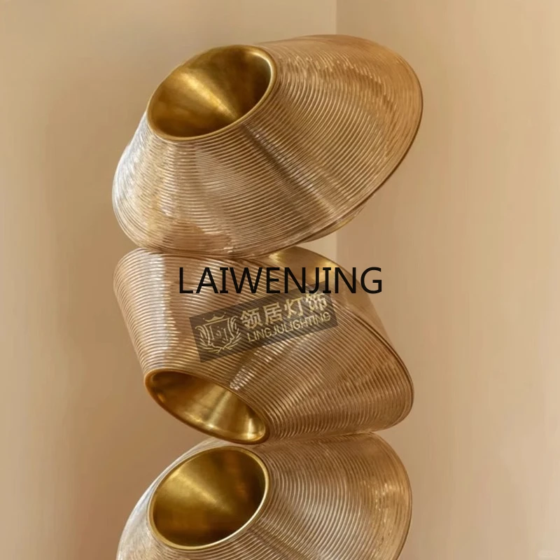 MJY endless pillars cascade falling porch ornament living room vertical sculpture decoration
