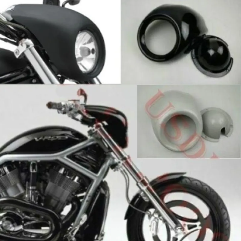 

Front Headlight Fairing Cowl for Harley Davidson V ROD Night Rod VRSC Dyna FX Sportster Iron XL 883 1200 48 72 Black / Unpaint