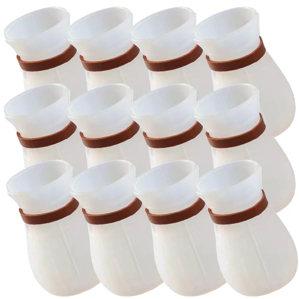 

20Pcs Chair Foot Covers Table Leg Protectors Large Clear PVC Furniture Leg Caps Reusable Protection for Chairs