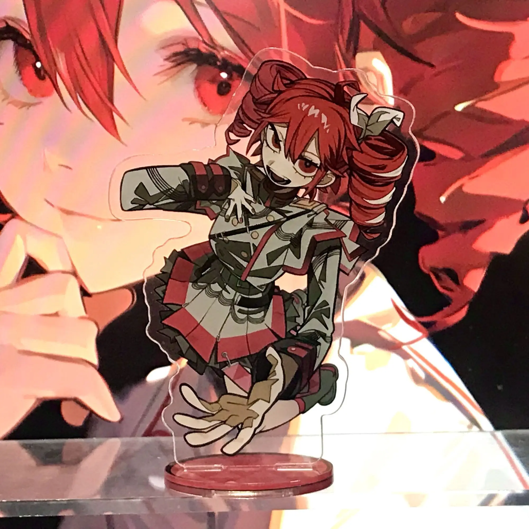 Kasane Teto Acrylic Stand Cosplay Anime Model Plate Desk Decor Standing Sign Figures Hadiah Natal