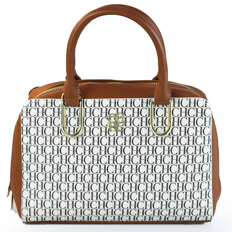 حقيبة يد نسائية مطبوعة ماركة فاخرة ريترو كلاسيك مادة البولي يوريثان 2025 حقيبة حمل عصرية وبسيطة جديدة #3