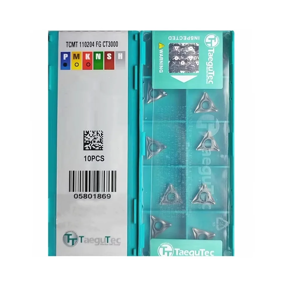 เครื่องกลึงโลหะ CNC แบบแทรก CT3000คาร์ไบด์ TCMT090204 TCMT110204