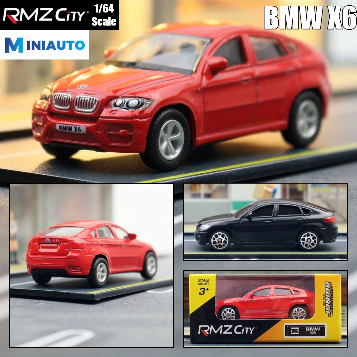 1/64 BMW X6 SUV, 1:64 Diecast Super Sport Toy Car Model 3\'\' Hot Wheels Miniature, Alloy Metal Gift For Children Kid Match Box