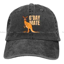 Australia G'day Mate Baseball Caps Peaked Cap Kangaroo Sun Shade Hats for Men Women