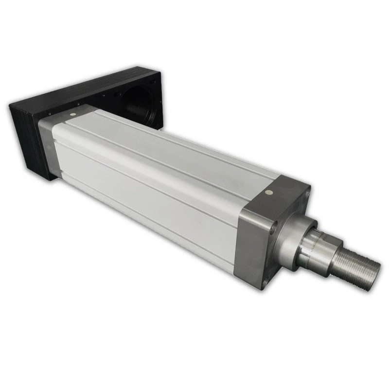 Extension of linear servo electric cylinder, large thrust push rod folding