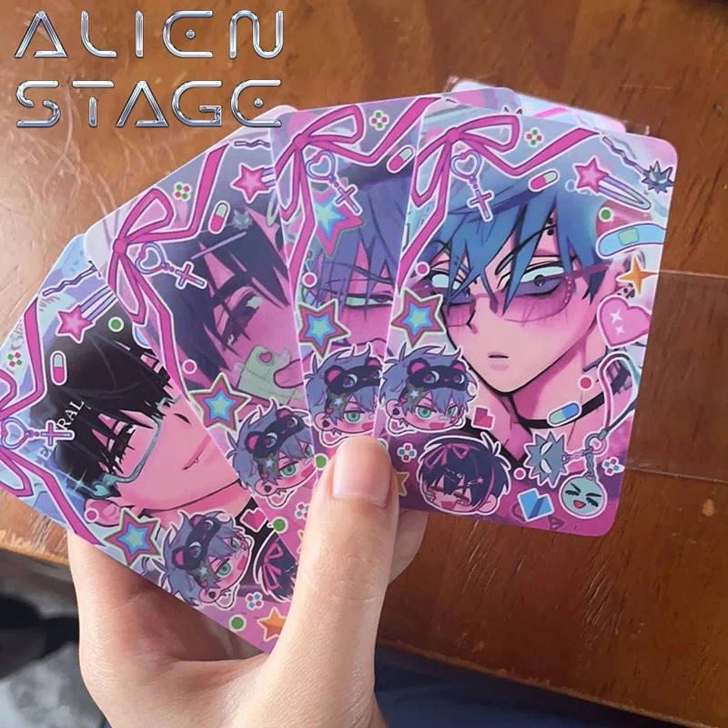 

Anime Alien Stage Ivan Luka Cosplay Card Collect Props Halloween Decoration Card