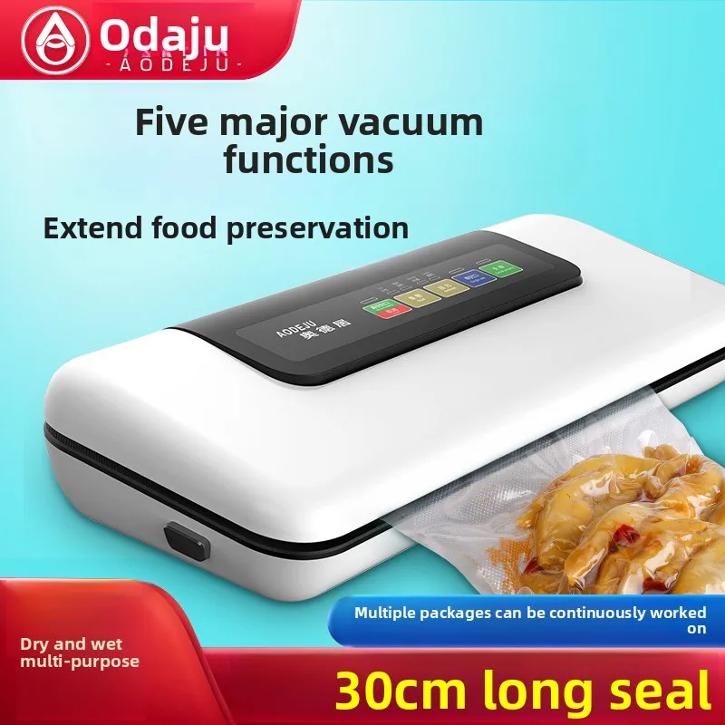 Aode Home Vacuum Food Packaging Machine Commercial Automatic Small Vacuum Sealing Machine Vacuum Compressor