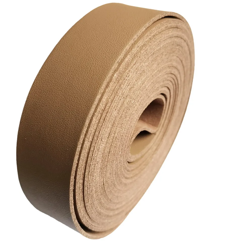 5 Yards 30mm/3cm Camel Brown Faux Suede Leather Strip Microfiber Made Flexible and Soft