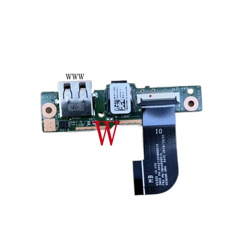 WE. New for Lenovo v530s-14ikb k43-80 USB audio board power button Bahand with FPC cable 5b40r08015