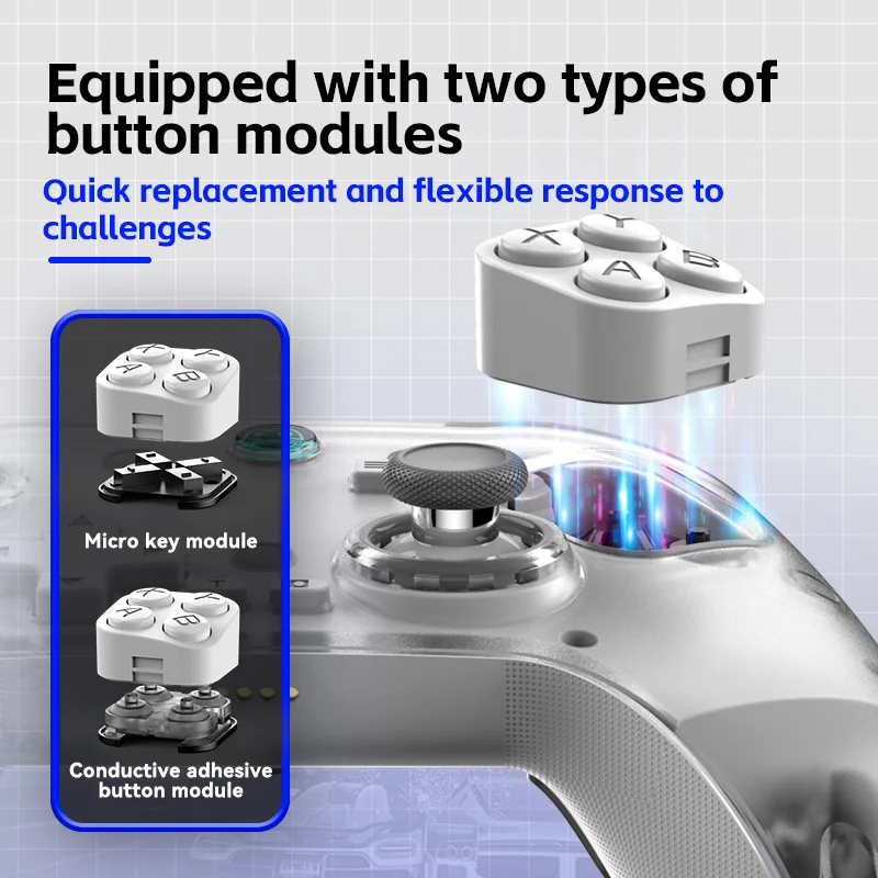 Z04 Wireless Switch Controller Bluetooth Gamepad with Dual Motor Hall Effect for Nintendo Switch iPhone Android Phone