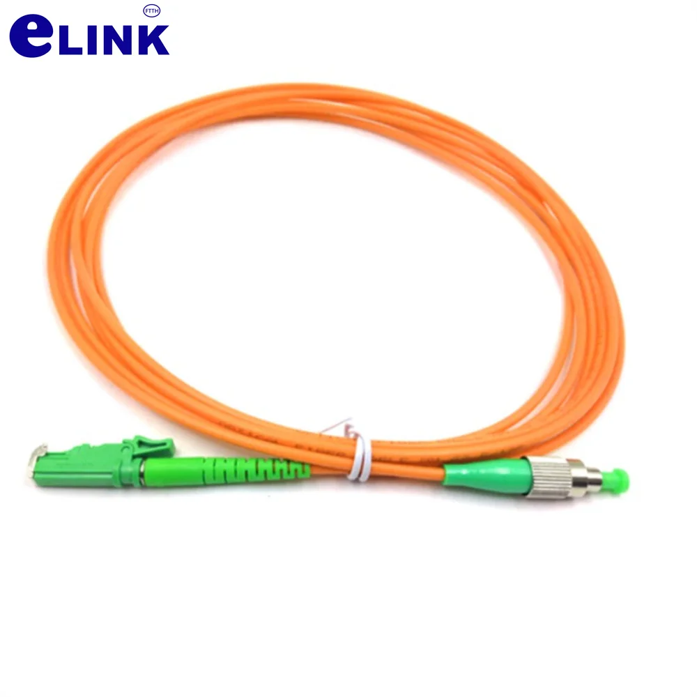 fiber patchcord OM2 1M-100M E2000 simplex LC FC ST APC MM 5m 10m 3m 7m 20m 30m 40m 50m 100m optic jumper SX E2000/APC Multimode