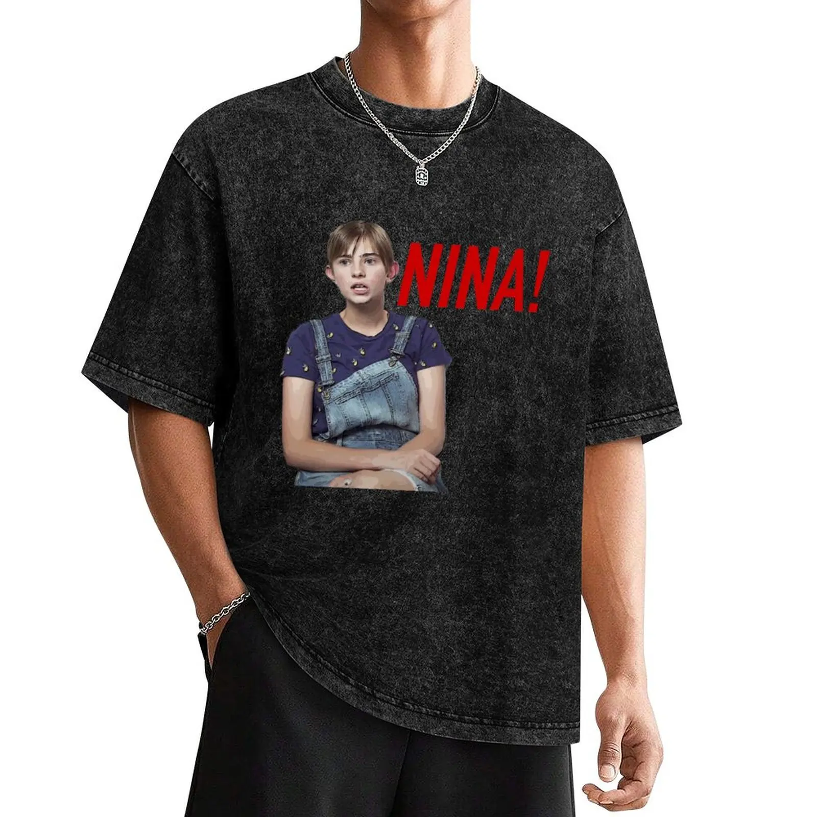 

Nina! T-Shirt summer clothes T-shirts oversize Personalized t-shirt vintage t shirts Men's t-shirt