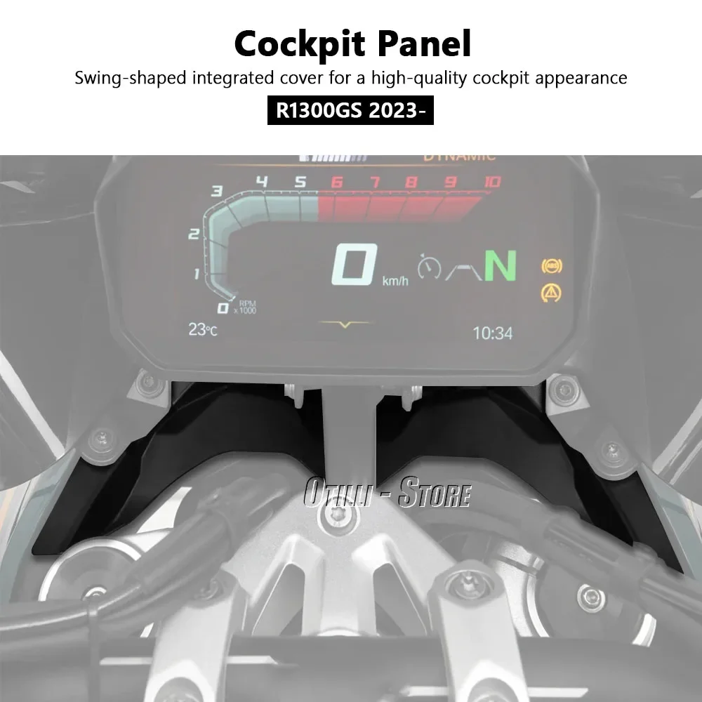 

For BMW R1300GS GS1300 R 1300 GS R1300 GS 2023 2024 2025 New Motorcycle Accessories Cockpit Fairing Black Updraft Deflector ﻿