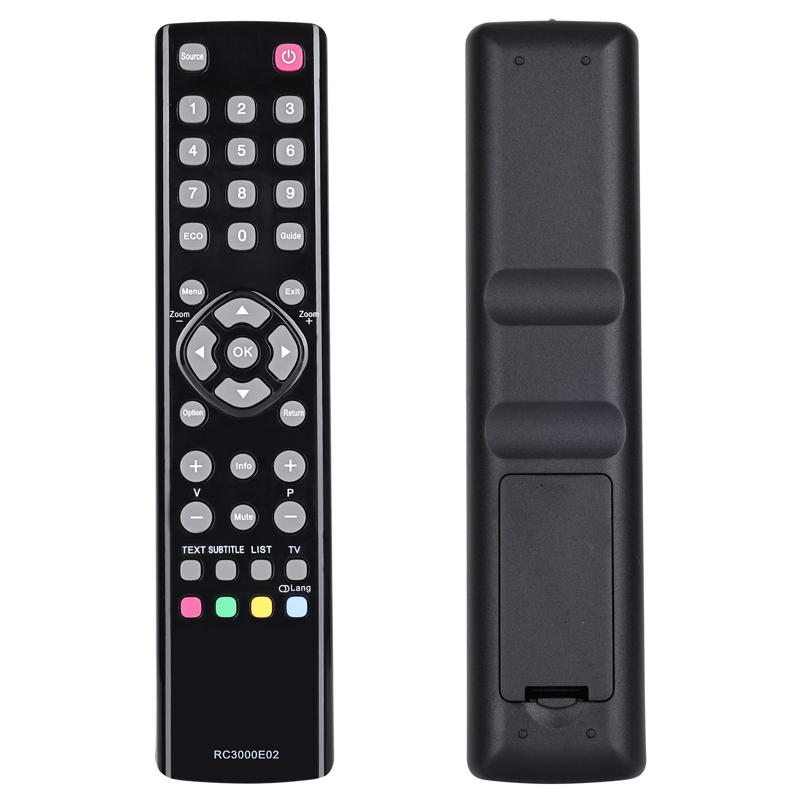 

RC3000E02 Сменный пульт дистанционного управления подходит для телевизора TCL RC3000E01 RC3000E03 LED32S4690 LED40S4690 LED48S4690 L40B2800F L55F3300F L39F3300FC