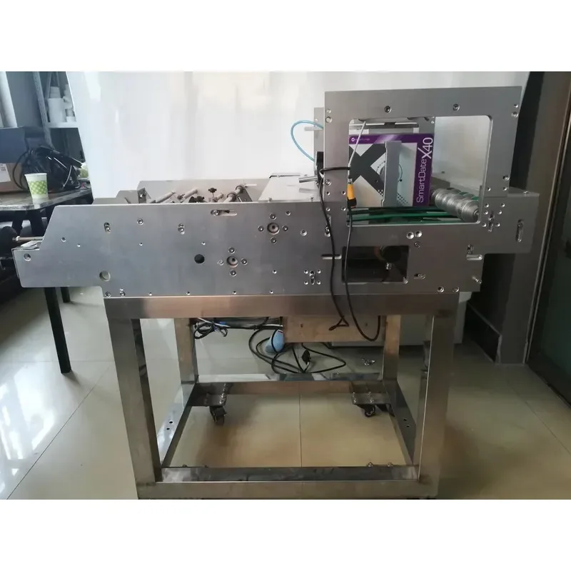 Automatic Bag Paper Card Pagination Paging Machine Conveyor Belt Feeder Paging Machine With Tij Batch Code Printer