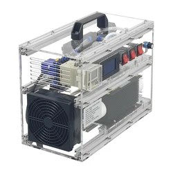 CE FCC ROHS 6SQY 10 g/h 10 grammi guscio acrilico regolabile macchina per ozono olio ozonizzatore acqua purificatore d'aria per cucina e toilette