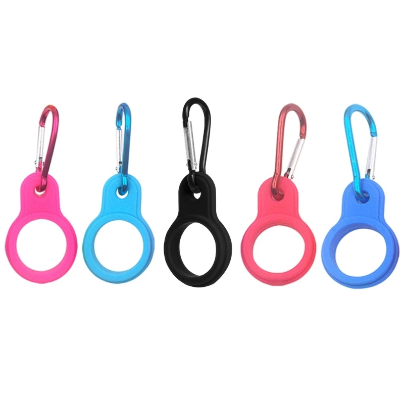 4Pcs Silicones Water Bottles Buckle with Carabiner Belt Clip Secure Bottles Hangings Holder Sports Bottles Holder