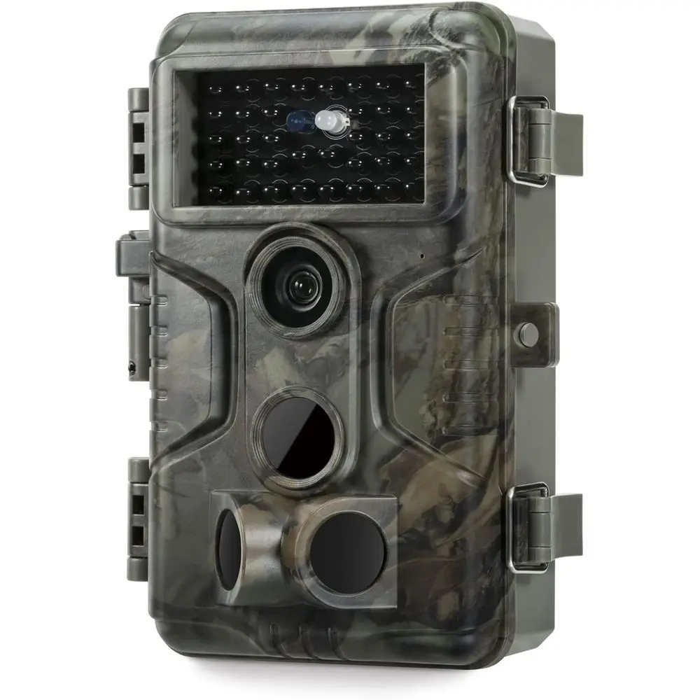Advanced 64MP Trail Camera: Low-Light, 1296P Video, 0.1s Trigger, 100t Night Vision