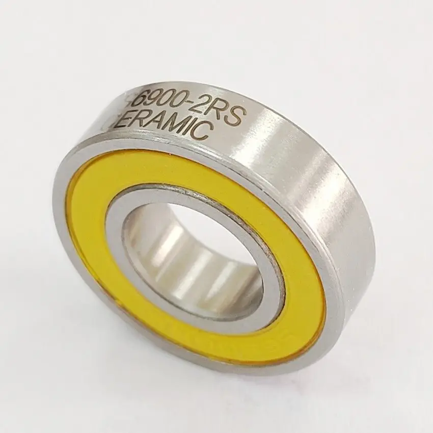 Hub Bearings | Stainless Steel Ceramic Beads | S6900-2RS-CERAMIC (10x22x6mm)