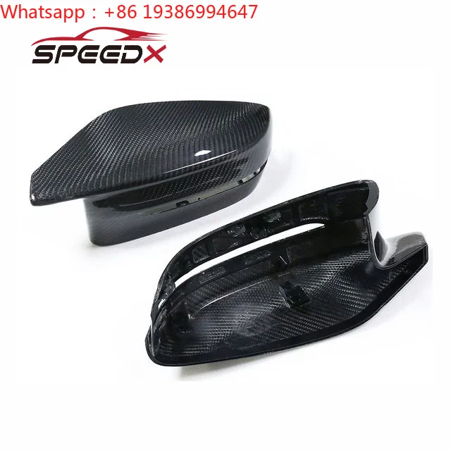 For BMW G80 M3 G82 M4 Dry Carbon Fiber Rear Mirror Cap