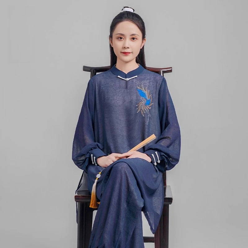 Tai Chi Kung Fu Suit Chinese Traditional Martial Arts Uniform for Women and Men Fluid Drape Breathable & Comfortable