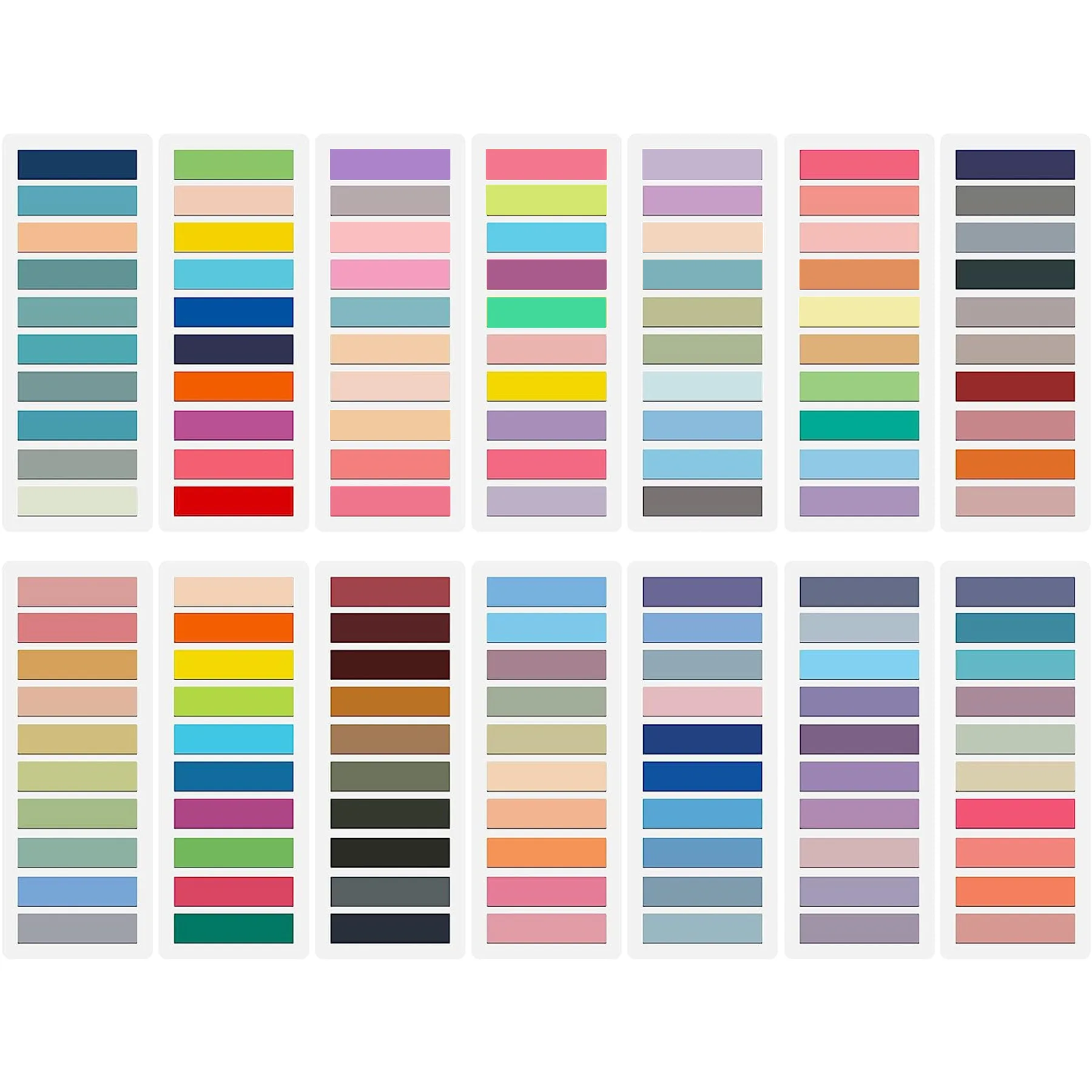 KindFuny Set Transparent Sticky Notes Self-Adhesive Reading Annotation for Books Notepad Bookmarks Memo Pad Index Tabs