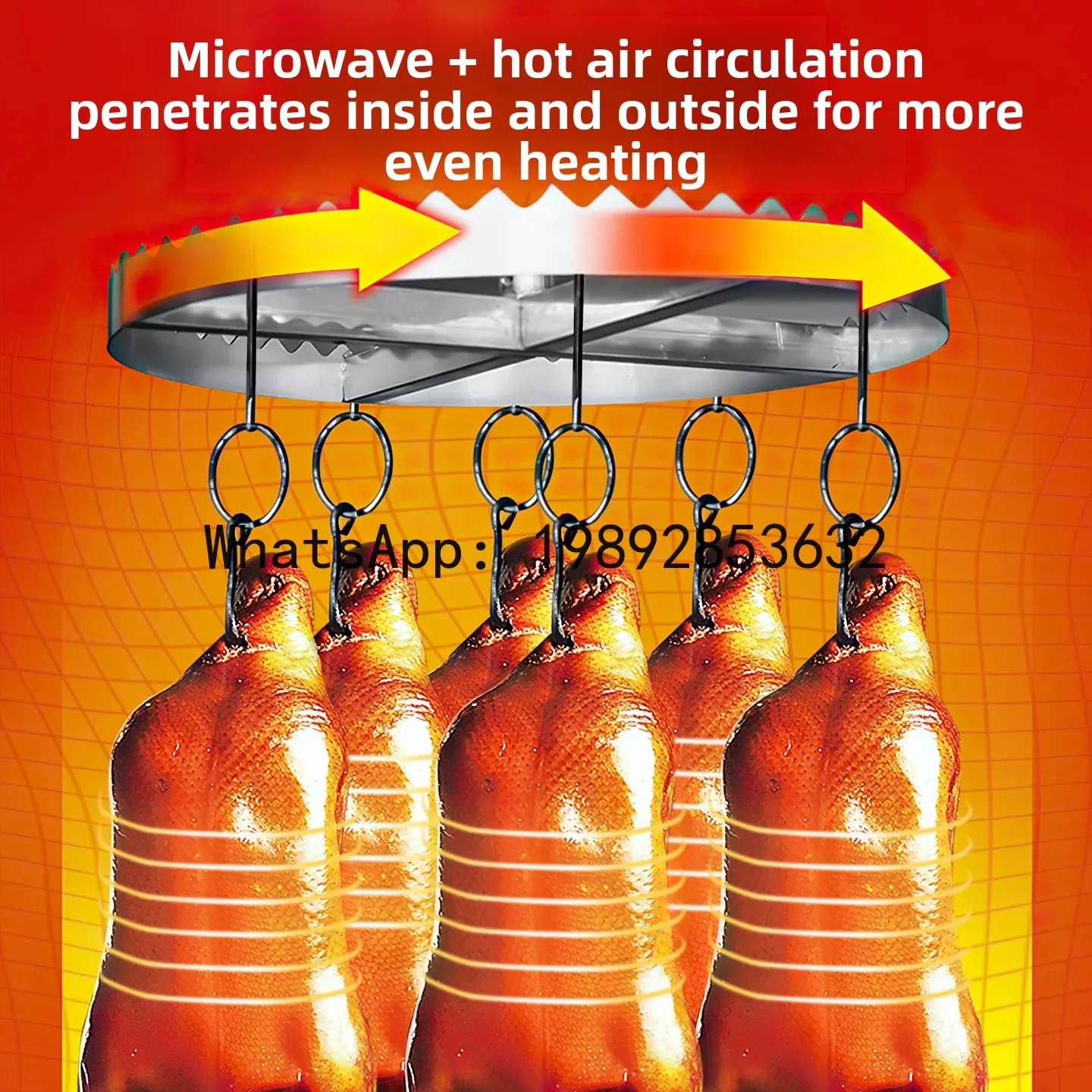 YY Multifunctional all-in-one smart electric oven - quickly roasts duck, goose, and more with hot air automatic roasting