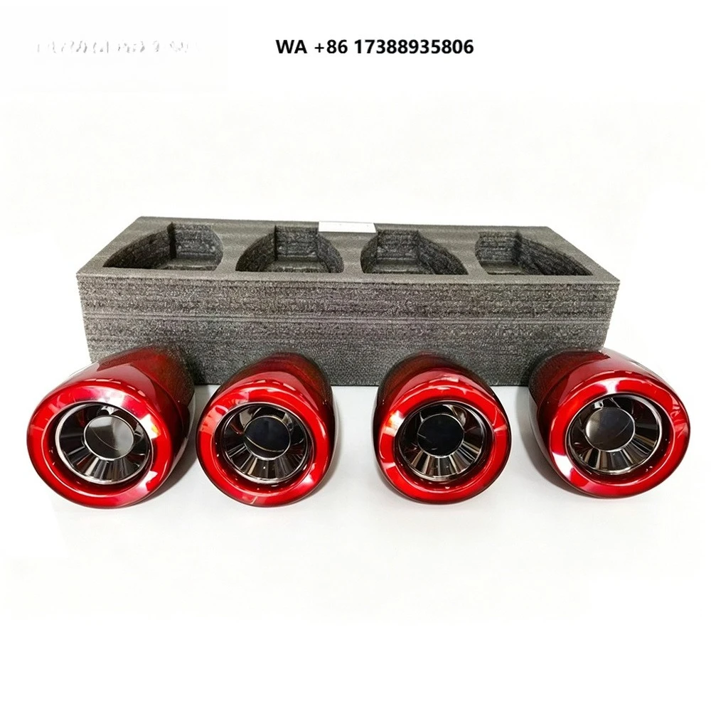4 Pcs Set Rear Tail Light Assembly Modified Upgrade LED Tail Lamp Kit for F430 OEM 185668 185669 185671 185670