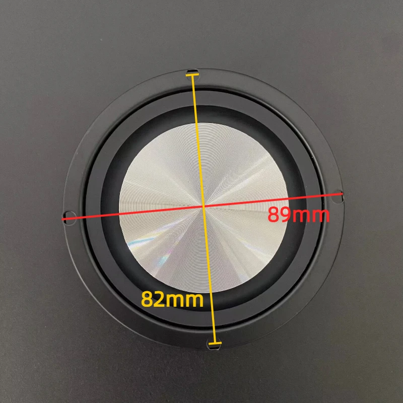 2PCS GHXAMP 3 inch 89mm CD Metal Pattern Bass Radiator Passive Diaphragm Plate (Not a speaker) - Image 6